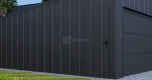 Ogłoszenie - Garaż blaszany 6x6m - brama segmentowa - drzwi - blacha na rąbek - dach spad w tył ST212. Miniaturka 3