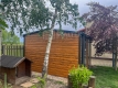 Ogłoszenie - Schowek - Domek Ogrodowy 3x3m - drzwi - 2x okno - jasny orzech drewnopodobny - dach dwuspadowy w przód - rynny ST159. Miniaturka 5