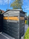 Ogłoszenie - Wiata śmietnikowa 1,5x0,5m antracyt + drewnopodobny - dach dwuspadowy ST156. Miniaturka 2