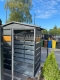 Ogłoszenie - Wiata śmietnikowa 1,5x0,5m antracyt + drewnopodobny - dach dwuspadowy ST156. Miniaturka 4
