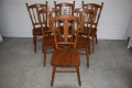 Ogłoszenie - krzesła dębowe 6 sztuk - jak nowe. Miniaturka 1