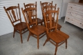 Ogłoszenie - krzesła dębowe 6 sztuk - jak nowe. Miniaturka 2