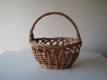 Ogłoszenie - Piękny, owalny koszyk wiklinowy z ażurowym splotem na święconkę wielkanocną. Miniaturka 1