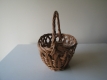 Ogłoszenie - Piękny, owalny koszyk wiklinowy z ażurowym splotem na święconkę wielkanocną. Miniaturka 2