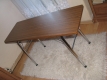 Ogłoszenie - Mały, zgrabny, składany stolik przenośny, biurko, ława. Miniaturka 2