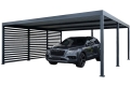 Ogłoszenie - CarPort PREMIUM - wiata samochodowa 6x5 - antracyt - dodatkowa zabudowa CP175. Miniaturka 1
