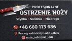 Ogłoszenie - Profesjonalne ostrzenie noży. Miniaturka 1