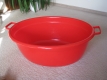 Ogłoszenie - Duża miska, wanienka owalna 74 cm / 60 litrów na pranie miednica basenik balia czerwona. Miniaturka 5