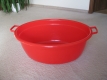Ogłoszenie - Duża miska, wanienka owalna 74 cm / 60 litrów na pranie miednica basenik balia czerwona. Miniaturka 1