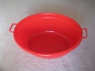 Ogłoszenie - Duża miska, wanienka owalna 74 cm / 60 litrów na pranie miednica basenik balia czerwona. Miniaturka 2