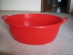 Ogłoszenie - Duża miska, wanienka owalna 74 cm / 60 litrów na pranie miednica basenik balia czerwona. Miniaturka 4