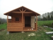 Ogłoszenie - Domek drewniany 4x3 + taras 4x2. Miniaturka 1