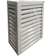 Ogłoszenie - Osłona klimatyzatora – pompy ciepła 100x40x150 cm biały TS1217. Miniaturka 1