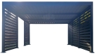 Ogłoszenie - CarPort PREMIUM - wiata samochodowa 5x6 - antracyt - dodatkowa zabudowa TS1223. Miniaturka 1