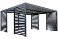 Ogłoszenie - CarPort PREMIUM - wiata samochodowa 4,5x5,5 - antracyt - dodatkowa zabudowa TS1242. Miniaturka 1
