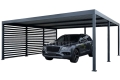 Ogłoszenie - CarPort PREMIUM - wiata samochodowa 6x5 - antracyt - dodatkowa zabudowa TS1248. Miniaturka 1