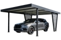 Ogłoszenie - Carport V PREMIUM 4,3x5m - Wypełnienie panelami - Wiata samochodowa - antracyt TS1252. Miniaturka 1
