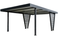 Ogłoszenie - Carport V PREMIUM 4,5x4,5m - Wypełnienie panelami - Wiata samochodowa - antracyt TS1253. Miniaturka 1