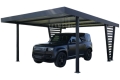 Ogłoszenie - Carport V PREMIUM 4,5x5m - Wypełnienie panelami - Wiata samochodowa - antracyt TS1256. Miniaturka 1