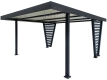 Ogłoszenie - Carport V PREMIUM 4x5m - Wypełnienie panelami - Wiata samochodowa - antracyt TS1261. Miniaturka 1
