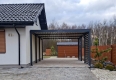 Ogłoszenie - Carport PREMIUM - Wiata samochodowa 4x5m - antracyt - dodatkowa zabudowa TS1227. Miniaturka 2