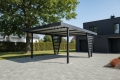 Ogłoszenie - Carport V PREMIUM 4,5x4,5m - Wypełnienie panelami - Wiata samochodowa - antracyt TS1253. Miniaturka 4