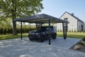 Ogłoszenie - Carport V PREMIUM 4,5x5m - Wypełnienie panelami - Wiata samochodowa - antracyt TS1256. Miniaturka 3