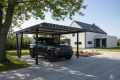 Ogłoszenie - Carport V PREMIUM 4x4,5m - Wypełnienie panelami - Wiata samochodowa - antracyt TS1259. Miniaturka 3