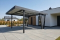 Ogłoszenie - Carport V PREMIUM 4x5m - Wypełnienie panelami - Wiata samochodowa - antracyt TS1262. Miniaturka 2