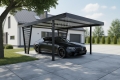 Ogłoszenie - Carport V PREMIUM 5x4,7m - Wypełnienie panelami - Wiata samochodowa - antracyt TS1264. Miniaturka 2