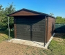 Ogłoszenie - Schowek - domek ogrodowy Garaż 3,5x4m - wiata 0,5m brama dwuskrzydłowa okno drewnopodobny rynny TS1137. Miniaturka 4