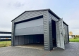 Ogłoszenie - Garaż blaszany 5x6m - brama segmentowa - okno - drzwi - antracyt - dach dwuspadowy - rynny TS1194. Miniaturka 2