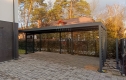 Ogłoszenie - Carport PREMIUM - Wiata samochodowa 7x3 - antracyt - dodatkowa zabudowa TS1229. Miniaturka 3
