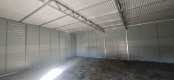 Ogłoszenie - Garaż blaszany 18x5 m - brama uchylna x6- jasny srebrny - dach spad w przód - rynny TS1236. Miniaturka 3