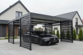 Ogłoszenie - CarPort PREMIUM - wiata samochodowa 5,8x5,5 - antracyt - dodatkowa zabudowa TS1244. Miniaturka 2