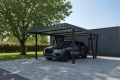 Ogłoszenie - Carport V PREMIUM 4,5x5,5m - Wypełnienie panelami - Wiata samochodowa - antracyt TS1255. Miniaturka 3