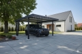 Ogłoszenie - Carport V PREMIUM 4x4,5m - Wypełnienie panelami - Wiata samochodowa - antracyt TS1259. Miniaturka 2
