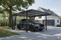 Ogłoszenie - Carport V PREMIUM 5x5m - Wypełnienie panelami - Wiata samochodowa - antracyt TS1267. Miniaturka 2