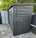 Ogłoszenie - Schowek - domek ogrodowy 3,5x1,2m - drzwi - okno - czarny - dach spad w przód - rynny TS1127. Miniaturka 4