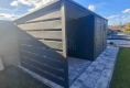 Ogłoszenie - Schowek - domek ogrodowy 3x3m - wiata 3m - drzwi - okno - antracyt - spad dachu do tyłu  TS1203. Miniaturka 4