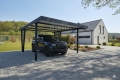 Ogłoszenie - Carport V PREMIUM 4x5m - Wypełnienie panelami - Wiata samochodowa - antracyt TS1262. Miniaturka 3