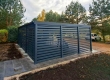 Ogłoszenie - CarPort PREMIUM - wiata samochodowa 6x6 - antracyt - dodatkowa zabudowa TS1143. Miniaturka 4