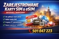 Ogłoszenie - Sprzedam karty SIM, eSIM i numery zagraniczne – wysyłka Polska i Świat, rabaty od 3 szt.. Miniaturka 1
