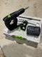 Ogłoszenie - Akumulatorowa wiertarko-wkrętarka Festool CXS w walizce systemowej Systainer. Miniaturka 2