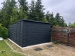 Ogłoszenie - Garaż Blaszany Blaszak 3.5x5 Spad na tył Ciemny Grafit MAT brama uchylna, profil PRODUCENT. Miniaturka 2