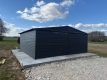 Ogłoszenie - Garaż Blaszany dwuspadowy dwustanowiskowy 6x5m Ciemny Grafit MAT. Miniaturka 2