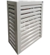 Ogłoszenie - Osłona klimatyzatora – pompy ciepła 100x40x150 cm biały ID1145. Miniaturka 1