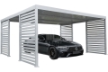 Ogłoszenie - Carport PREMIUM - Wiata samochodowa 5x5 - biały - dodatkowa zabudowa ID1175. Miniaturka 1