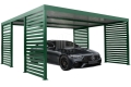 Ogłoszenie - CarPort PREMIUM - wiata samochodowa 5x5 - zielony - dodatkowa zabudowa ID1176. Miniaturka 1