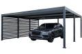 Ogłoszenie - CarPort PREMIUM - wiata samochodowa 6x5 - antracyt - dodatkowa zabudowa ID1178. Miniaturka 1